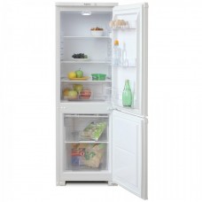 Узкий двухкамерный холодильник с нижней морозильной камерой Бирюса 118