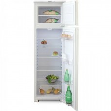 Узкий двухкамерный холодильник с верхней морозильной камерой Бирюса 124