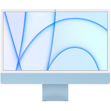 24-inch iMac with Retina 4.5K display: Apple M1 chip with 8-core CPU and 7-core GPU, 256GB - Blue