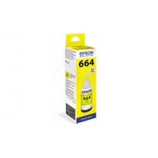 Чернила Epson C13T66444A L100/110/120/1300/132/200/210/222/300/312/350/355/362/366/456/550/555/566 желтый