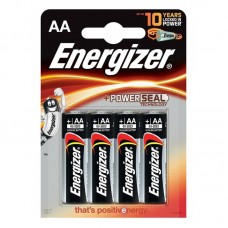 Элемент питания LR6 AA Energizer POWER  Alkaline 4 штуки в блистере