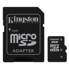 Карта памяти MicroSD 8GB Class 4 Kingston SDC4/8GB