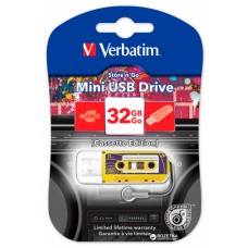 USB Флеш 32GB 2.0 Verbatim 049393 кассета желтая
