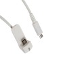 Противокражный кабель Eagle A6150BW (Reverse Micro USB - Micro USB)