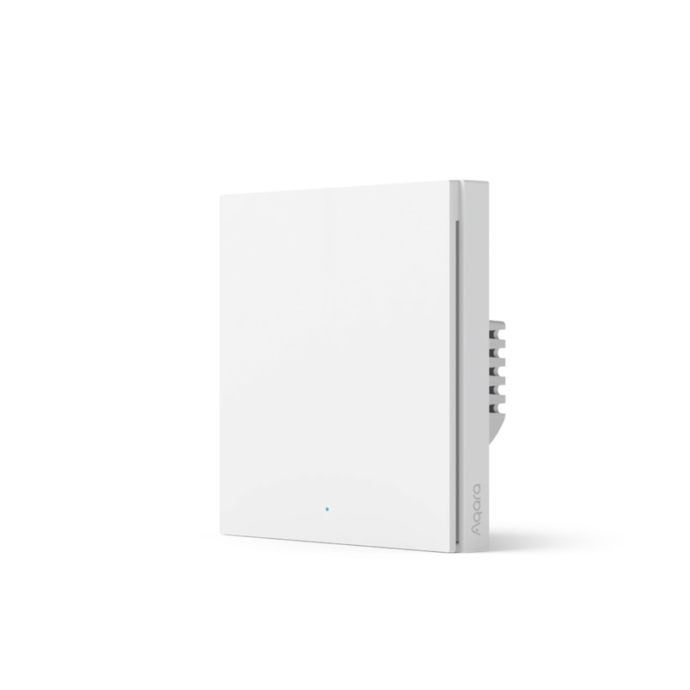 Настенный выключатель одноклавишный AQARA Smart Wall Switch H1(No Neutral, Single Rocker)