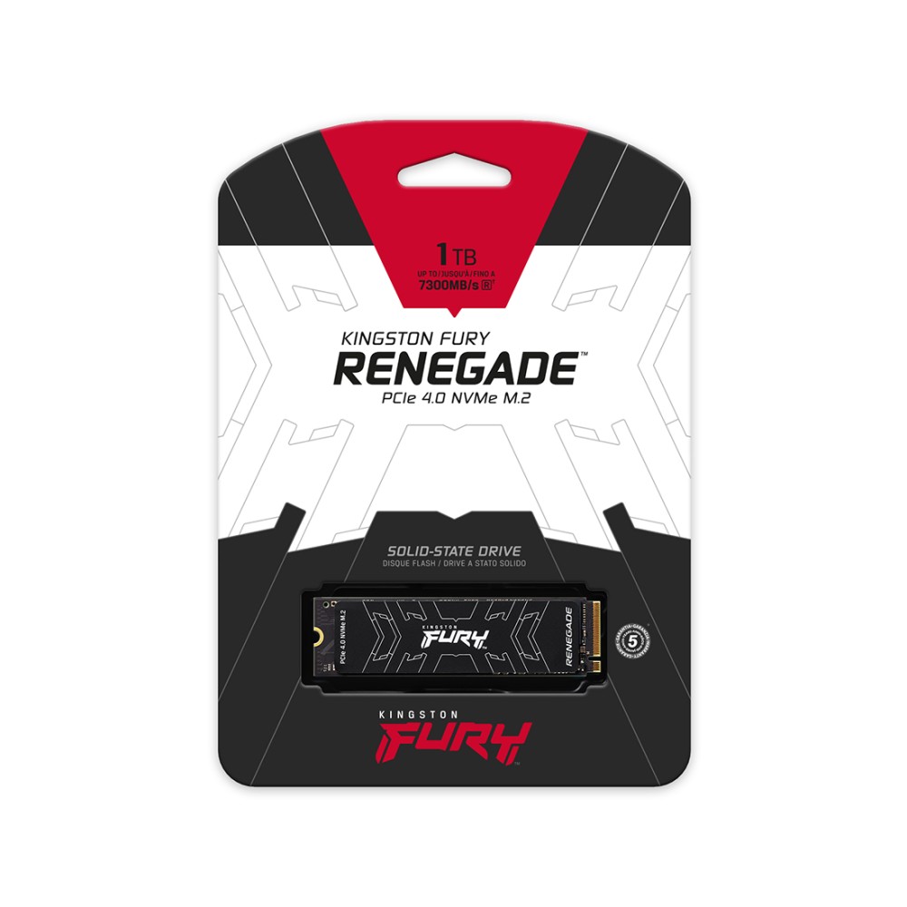 Твердотельный накопитель SSD Kingston FURY Renegade SFYRS/1000G M.2 NVMe PCIe 4.0