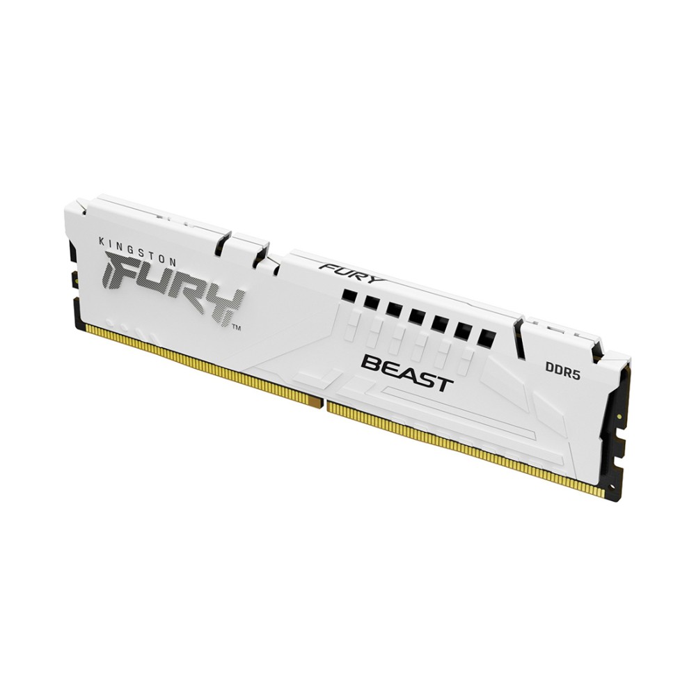 Модуль памяти Kingston FURY Beast White XMP EXPO KF552C40BW-16 DDR5 16GB 5200MHz