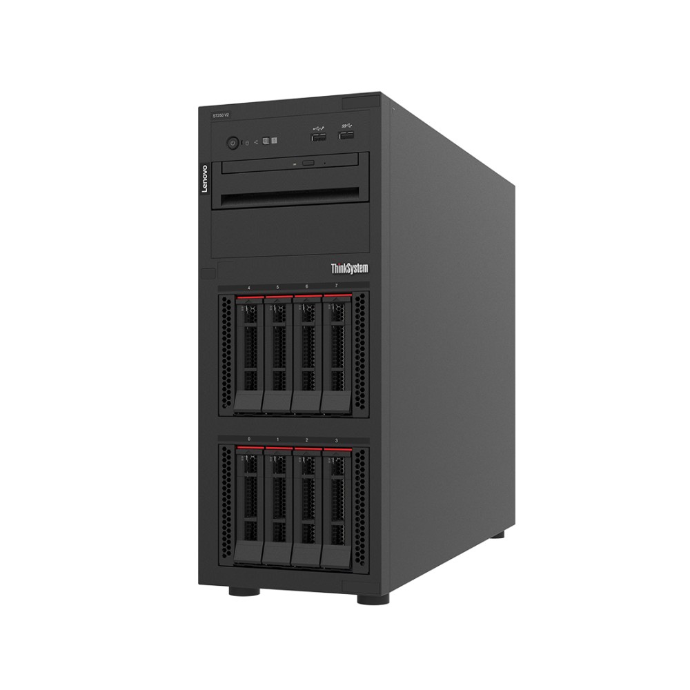 Сервер Lenovo ST250 V2 Xeon E-2378 (8C 2.6GHz 16MB Cache/65W), 1x32GB, O/B, 2.5\