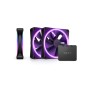 Комплект кулеров для компьютерного корпуса NZXT F120 RGB DUO RF-D12TF-B1 Black 3в1