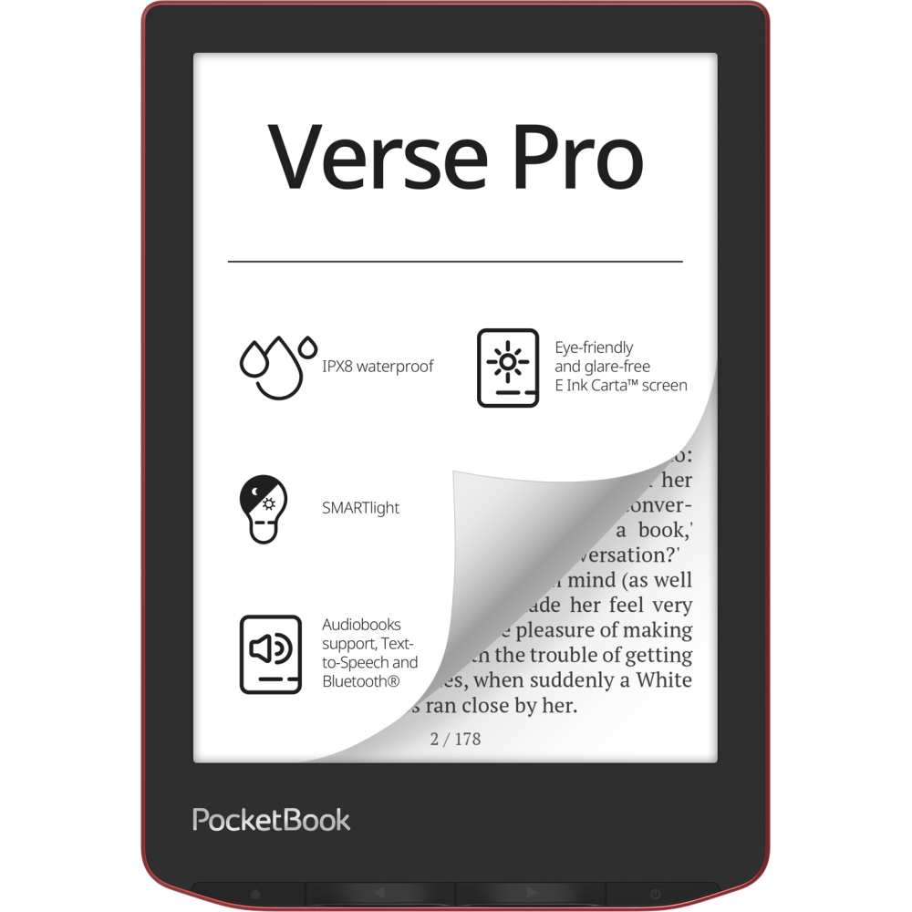 Электронная книга PocketBook PB634-3-CIS красный Электронная книга PocketBook PB634-3-CIS красный