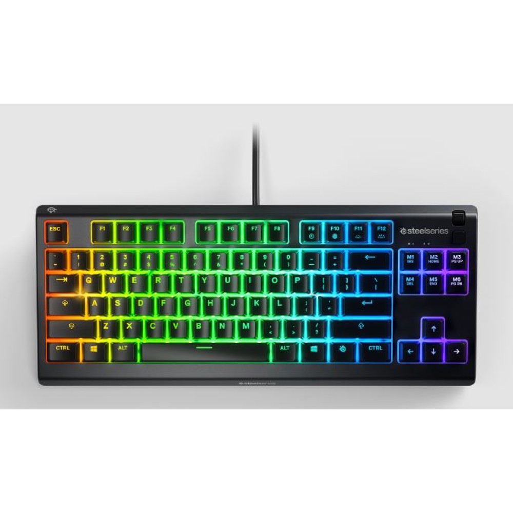 Клавиатура игровая Steelseries Apex 3 TKL US 64831 черный Клавиатура игровая Steelseries Apex 3 TKL US 64831 черный
