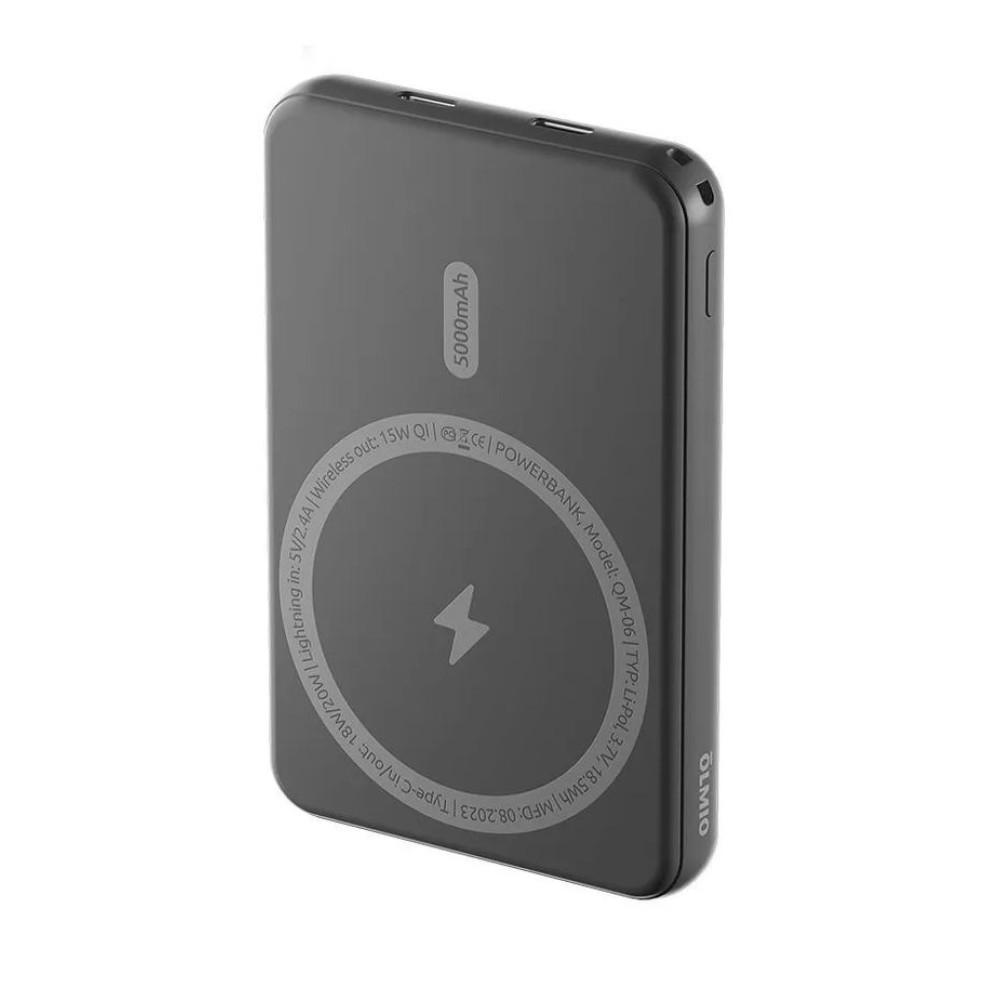Зарядное устройство Power bank Olmio QM-06 5000mAh серый Зарядное устройство Power bank Olmio QM-06 5000mAh серый