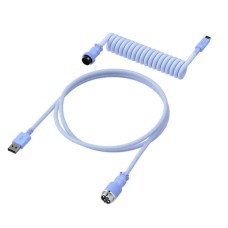 Кабель для механической клавиатуры HyperX USB-C Coiled 6J682AA светло-фиолетовый Кабель для механической клавиатуры HyperX USB-C Coiled 6J682AA светло-фиолетовый