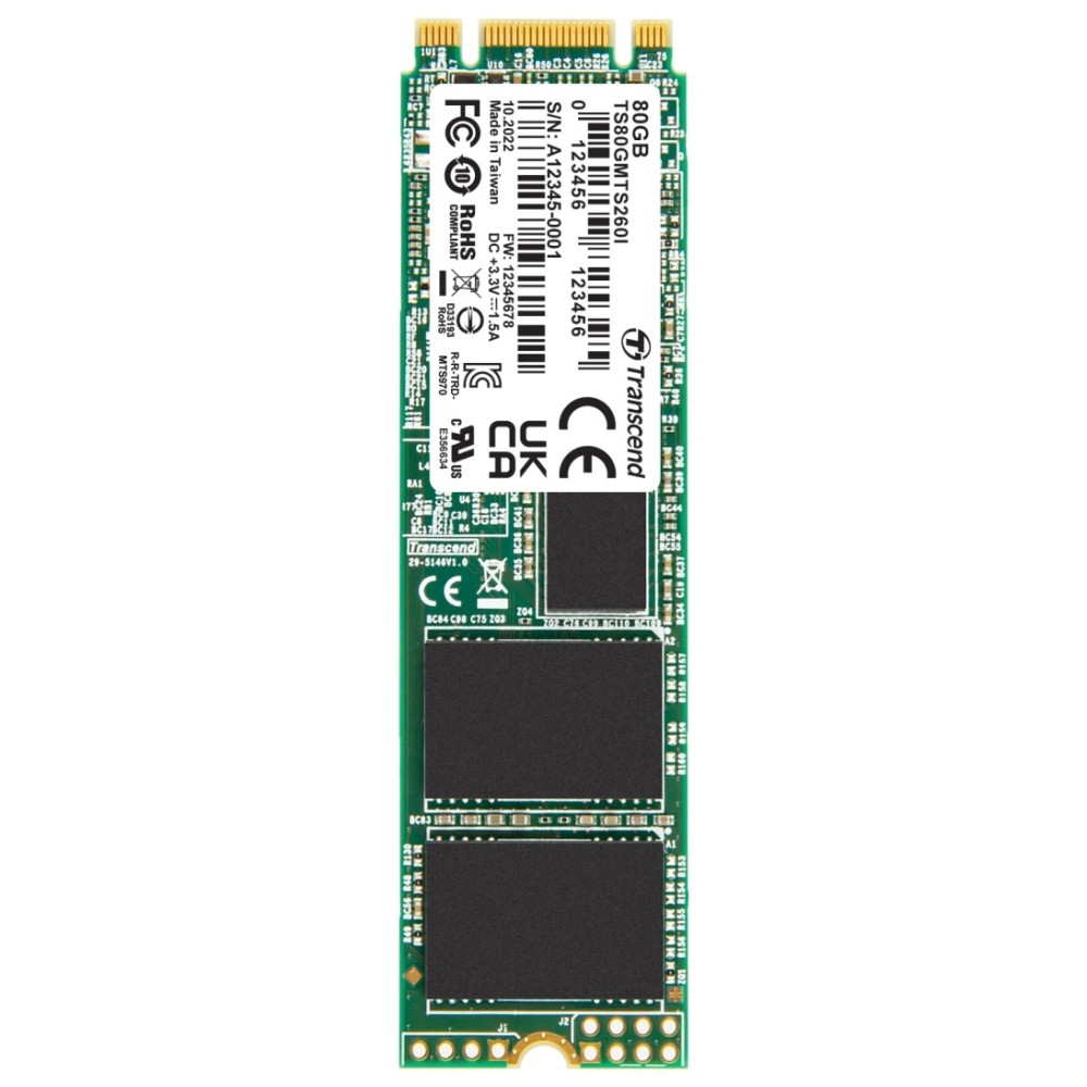 Жесткий диск SSD 80GB Transcend TS80GMTS260I M2 Жесткий диск SSD 80GB Transcend TS80GMTS260I M2