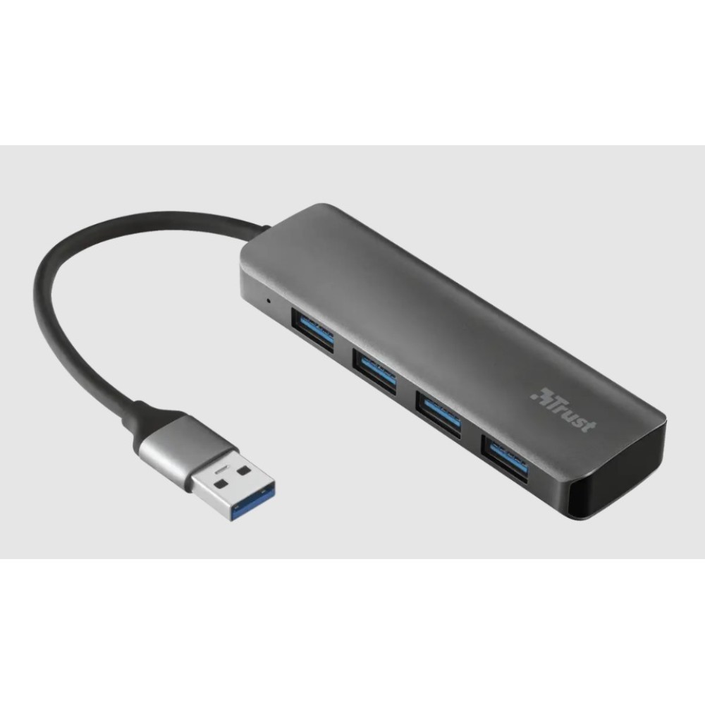 Разветвитель Trust Dalyx 4 in 1 USB 3.2 серый Разветвитель Trust Dalyx 4 in 1 USB 3.2 серый