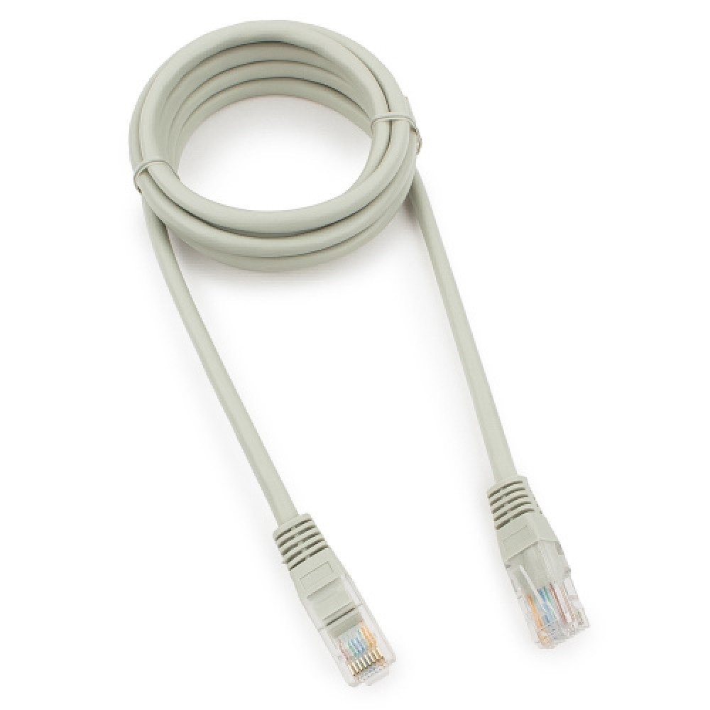Патч-корд UTP Cablexpert, кат. 5e, 1.5м, серый