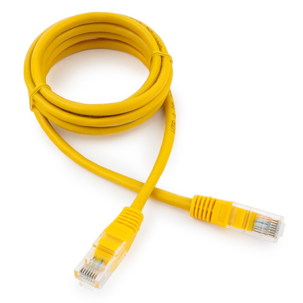 Патч-корд UTP Cablexpert, кат. 5e, 1.5м, жёлтый