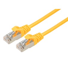 Патч-корд FTP Cablexpert, кат. 6, 5м, жёлтый Патч-корд FTP Cablexpert, кат. 6, 5м, жёлтый
