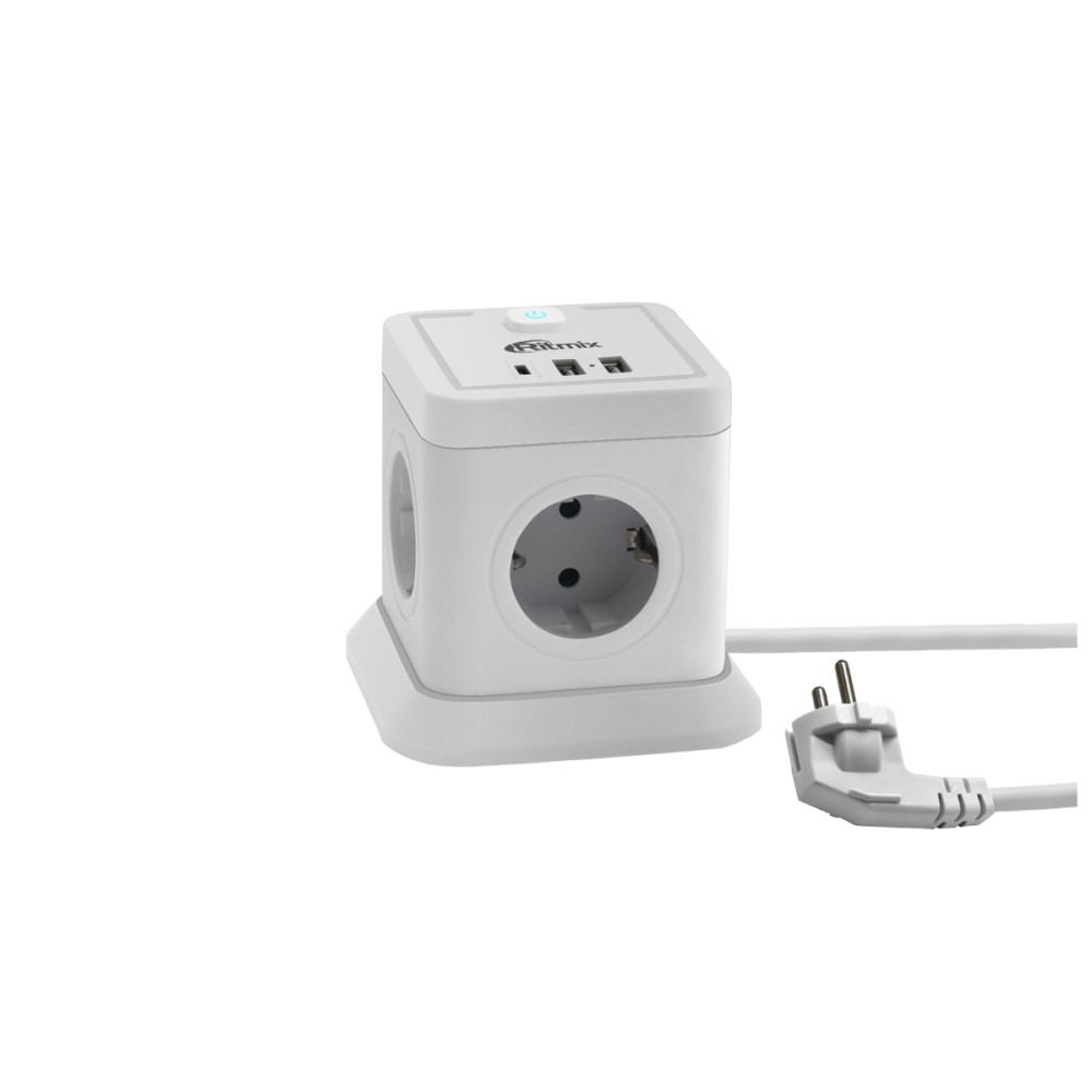 Сетевой фильтр Ritmix RM-242C белый Сетевой фильтр Ritmix RM-242C белый