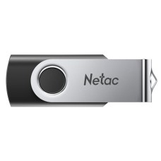 USB Флеш 128GB 3.0 Netac U505 NT03U505N-128G-30BK серебристый/черный