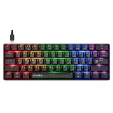 Клавиатура игровая механическая Defender Consul GK-220 RU,Rainbow,61кн,крас.свитчи черный Клавиатура игровая механическая Defender Consul GK-220 RU,Rainbow,61кн,крас.свитчи черный