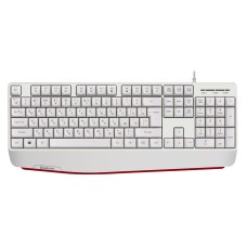 Клавиатура проводная Defender Atom HB-546 USB RU, белый Клавиатура проводная Defender Atom HB-546 USB RU, белый