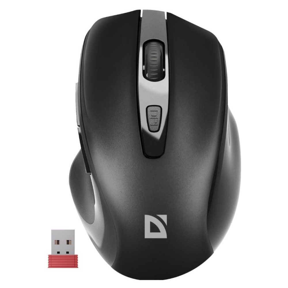 Мышь беспроводная Defender Prime MB-053 бусшумная черный Мышь беспроводная Defender Prime MB-053 бусшумная черный