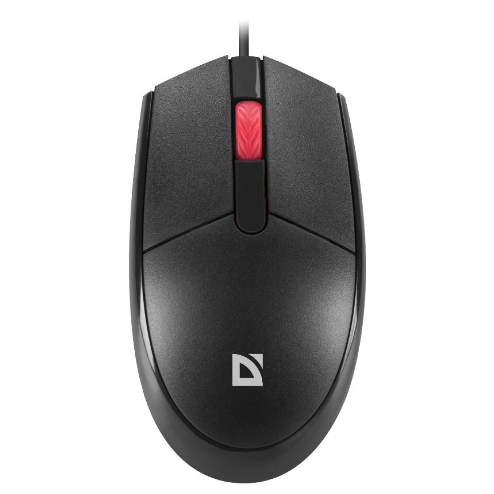 Мышь проводная Defender Delta MM-523 бесшумная черный
