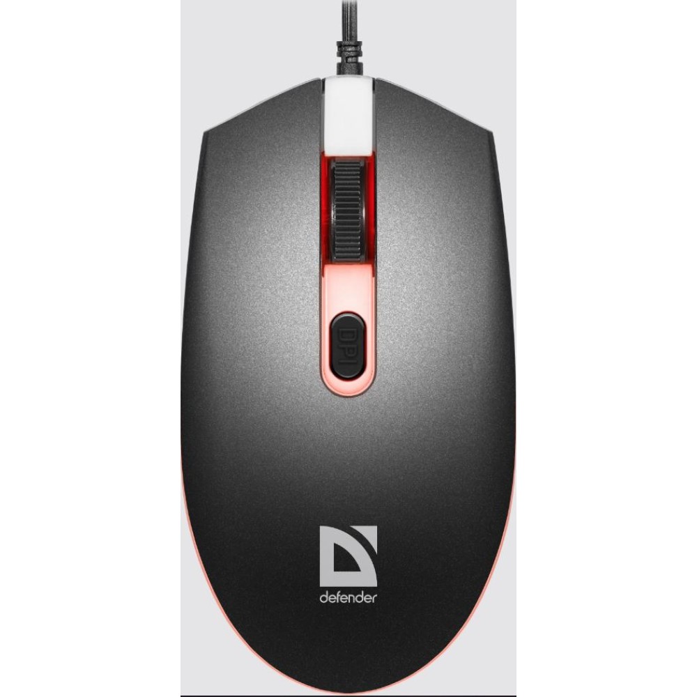 Мышь проводная Defender Dot MB-986 черный