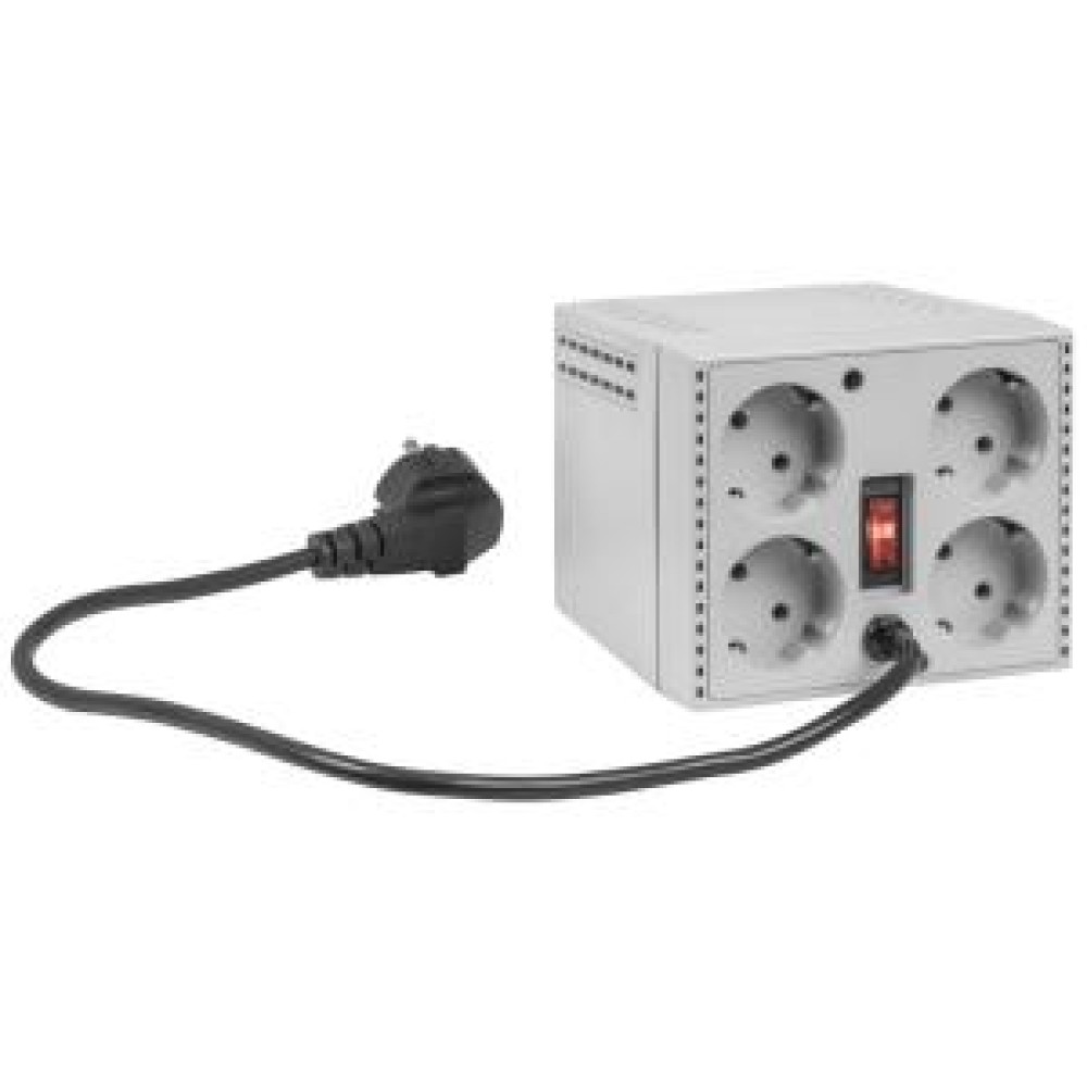 Стабилизатор напряжения Defender AVR PX 1500 600 Вт, 4 розетки
