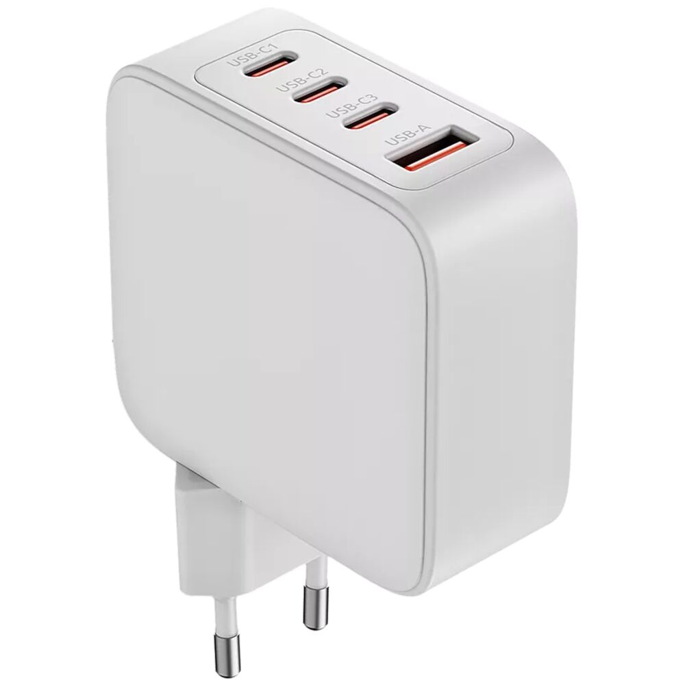 Зарядное устройство сетевое Olmio USB+Type-Cx3 PowerDelivery QC GaN 100W белый Зарядное устройство сетевое Olmio USB+Type-Cx3 PowerDelivery QC GaN 100W белый