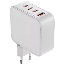 Зарядное устройство сетевое Olmio USB+Type-Cx3 PowerDelivery QC GaN 100W белый Зарядное устройство сетевое Olmio USB+Type-Cx3 PowerDelivery QC GaN 100W белый