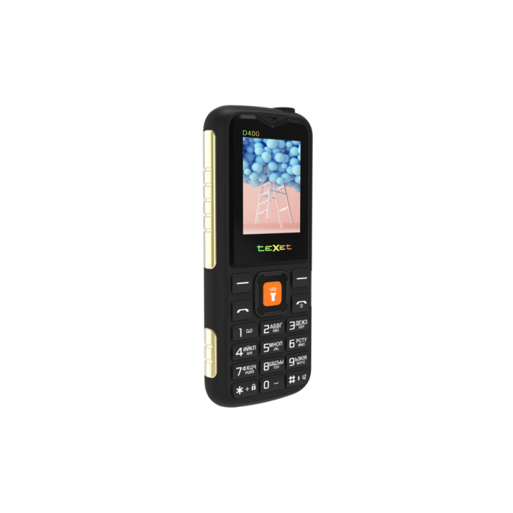 Мобильный телефон Texet TM-D400 черный