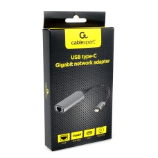 Сетевой адаптер Cablexpert A-USB3C-LAN-01, Type-C USB3.0, в Гбит.сеть Ethernet (RJ-45), метал.разъем, Pro Сетевой адаптер Cablexpert A-USB3C-LAN-01, Type-C USB3.0, в Гбит.сеть Ethernet (RJ-45), метал.разъем, Pro
