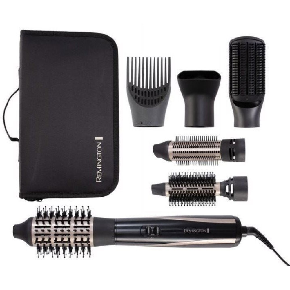 Фен-щетка Remington AS7700 черный/золотой