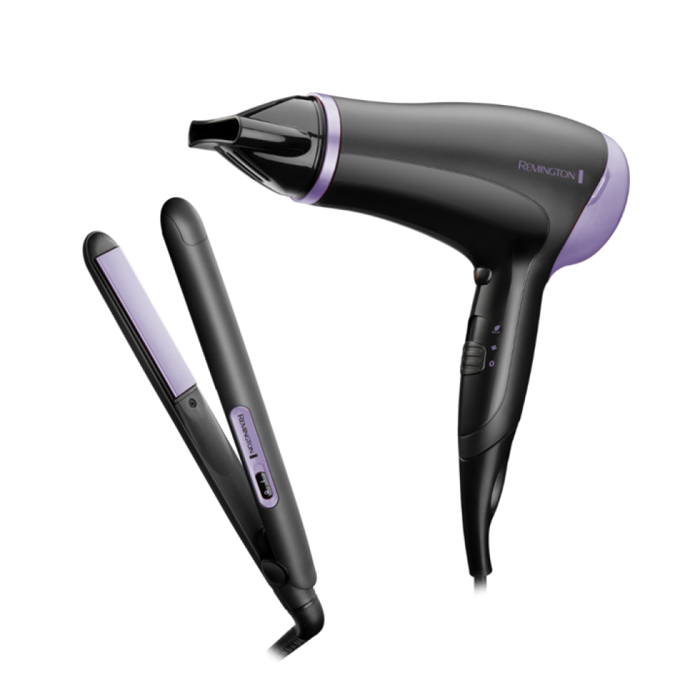 Набор фен + выпремитель Remington D3016GP черный Набор фен + выпремитель Remington D3016GP черный