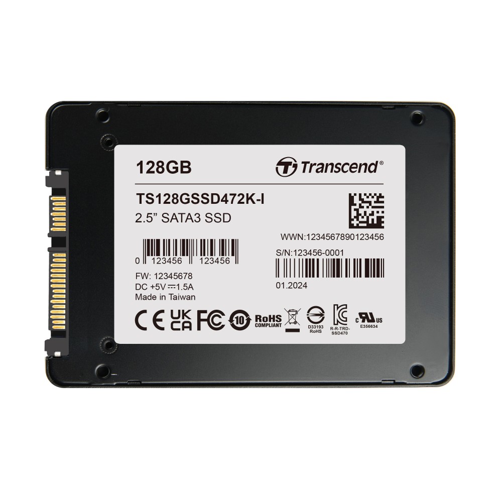 Жесткий диск SSD Transcend TS128GSSD472KI-VS1 Жесткий диск SSD Transcend TS128GSSD472KI-VS1
