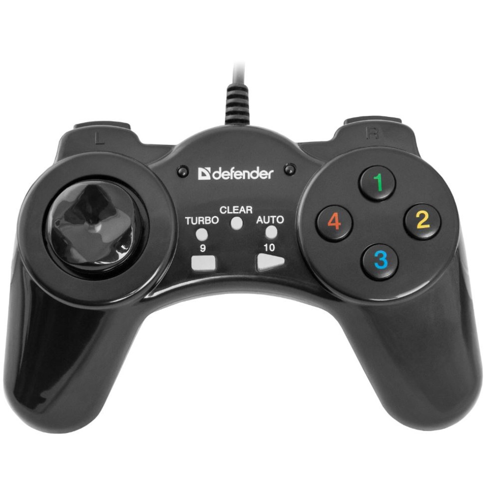 Геймпад проводной Defender Vortex USB черный Геймпад проводной Defender Vortex USB черный