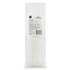 Стяжки Cablexpert NYT-200x2.5В пластиковые 200 мм х 2.5 мм, белые , (100 шт.)