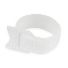 Хомуты-липучки Cablexpert на основе ленты Velcro® 145 x 11 мм, белые (12 шт.)
