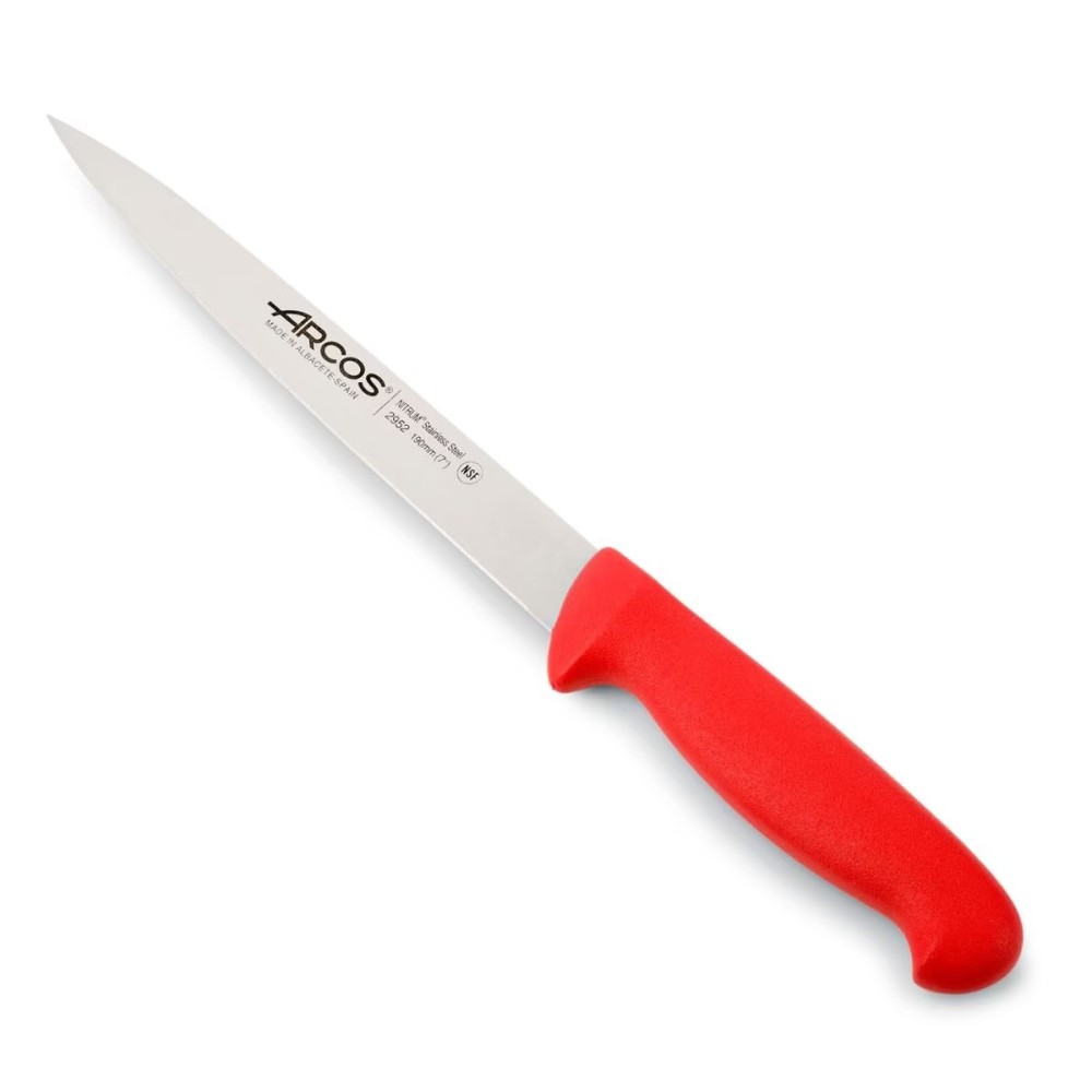 Нож гибкий Arcos 2900 295222 190мм красный Нож гибкий Arcos 2900 295222 190мм красный