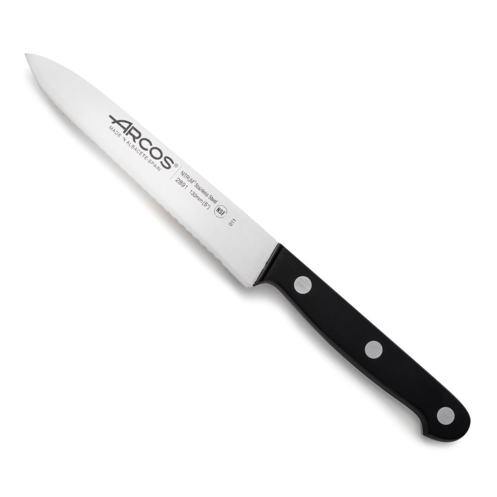 Нож для томатов Arcos Universal Kitchen 289104 130мм черный Нож для томатов Arcos Universal Kitchen 289104 130мм черный