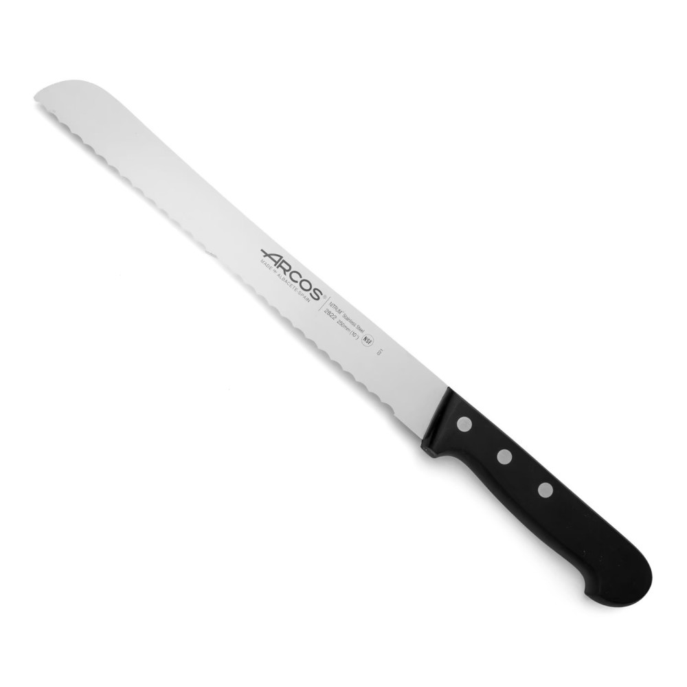 Нож для хлеба Arcos Universal Kitchen 282204 250мм черный Нож для хлеба Arcos Universal Kitchen 282204 250мм черный