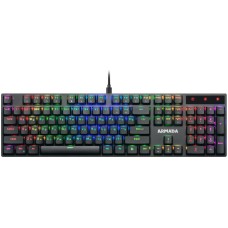 Клавиатура игровая механическая Defender Armada GK-004 RU,RGB черный Клавиатура игровая механическая Defender Armada GK-004 RU,RGB черный