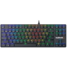 Клавиатура игровая механическая Defender Cleikos GK-135 RU,RGB черный Клавиатура игровая механическая Defender Cleikos GK-135 RU,RGB черный