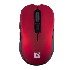 Мышь беспроводная Defender Gassa MM-105 бесшумная красный