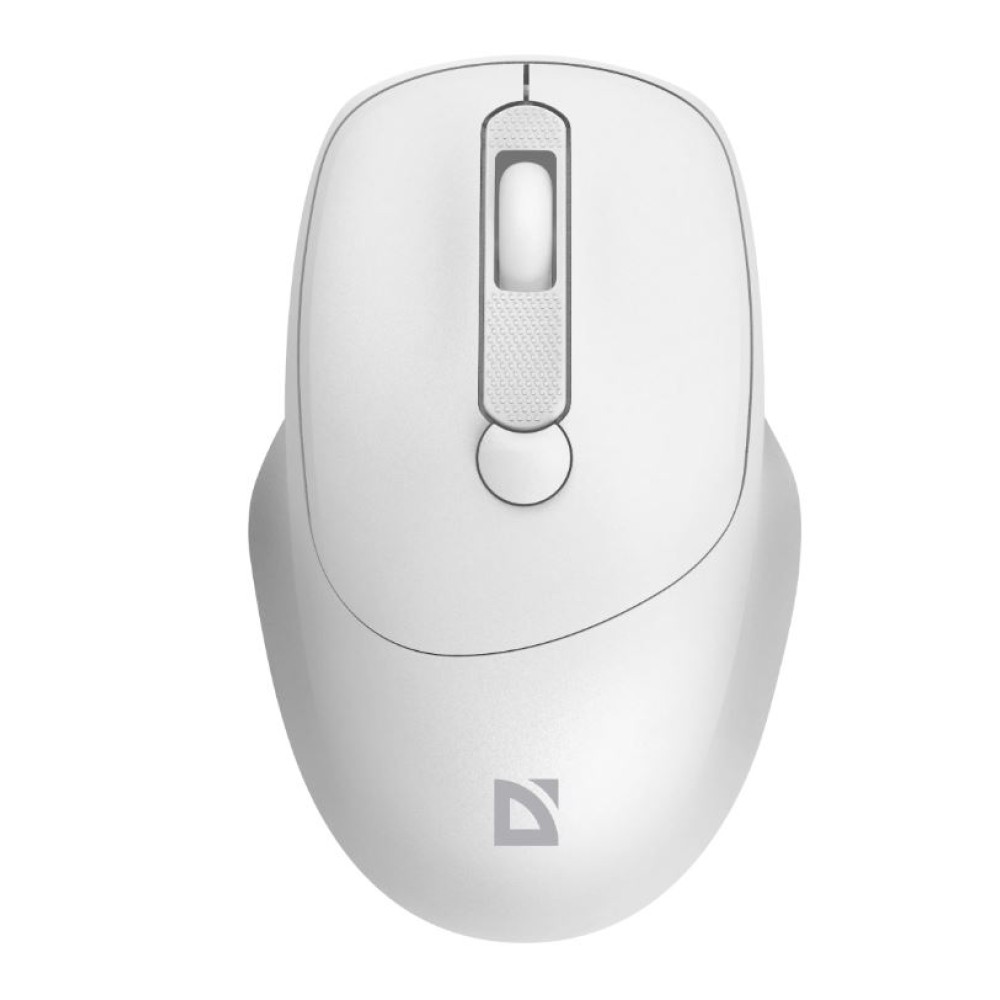 Мышь беспроводная Defender Feam MM-296 бесшумная белый