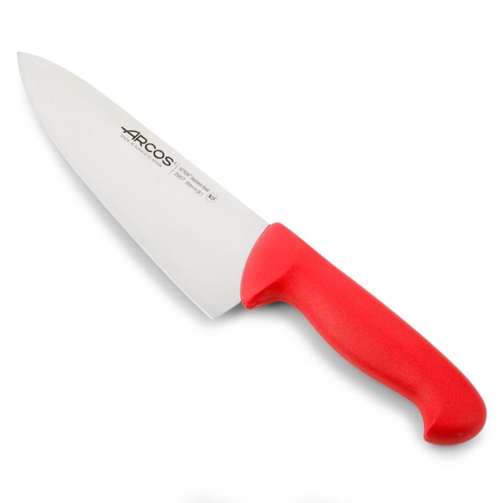 Нож шеф Arcos 2900 290722 200мм красный Нож шеф Arcos 2900 290722 200мм красный
