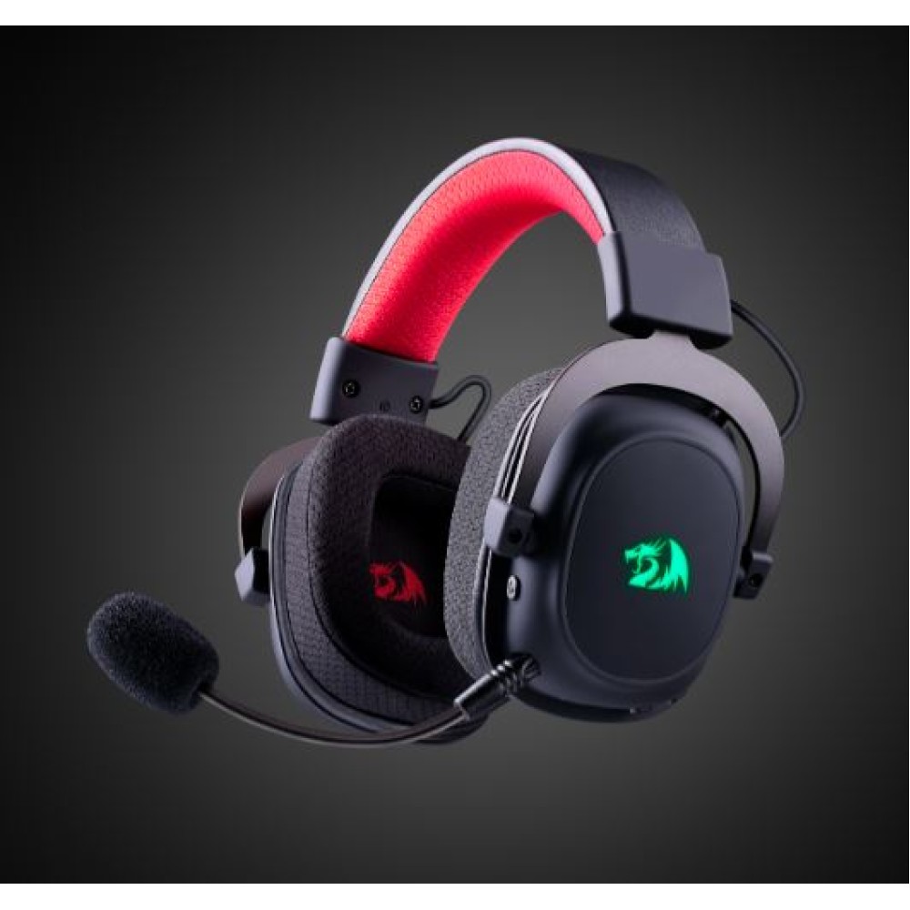 Наушники-гарнитура игровые беспроводные Redragon Zeus Pro черный Наушники-гарнитура игровые беспроводные Redragon Zeus Pro черный