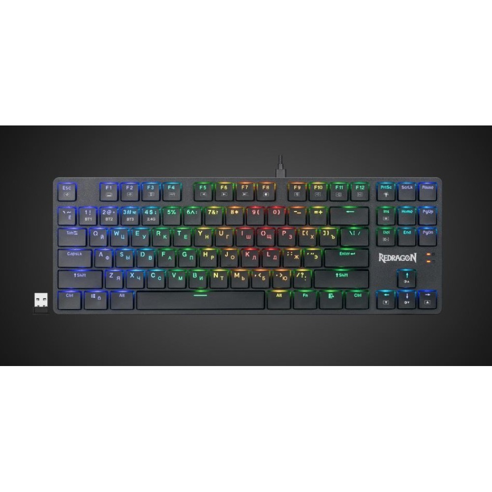 Клавиатура игровая механическая Redragon Anubis черный